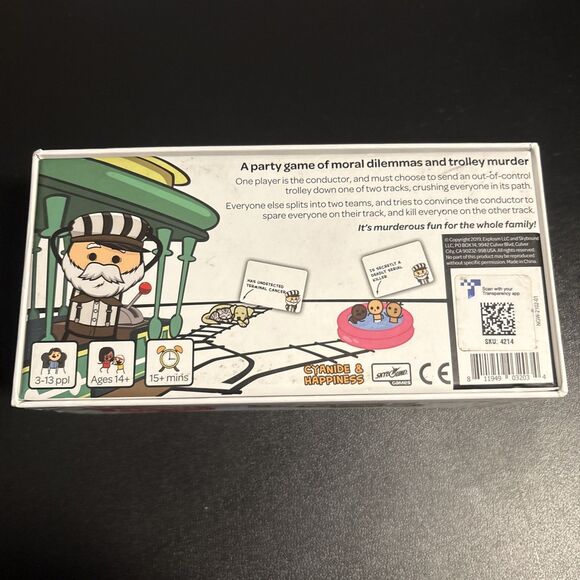 Skybound Games Cyanide & Happiness Trial By Trolley Party Game Card Game - Picture 3 of 3